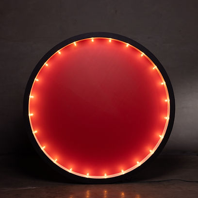 Light Circle With Backing