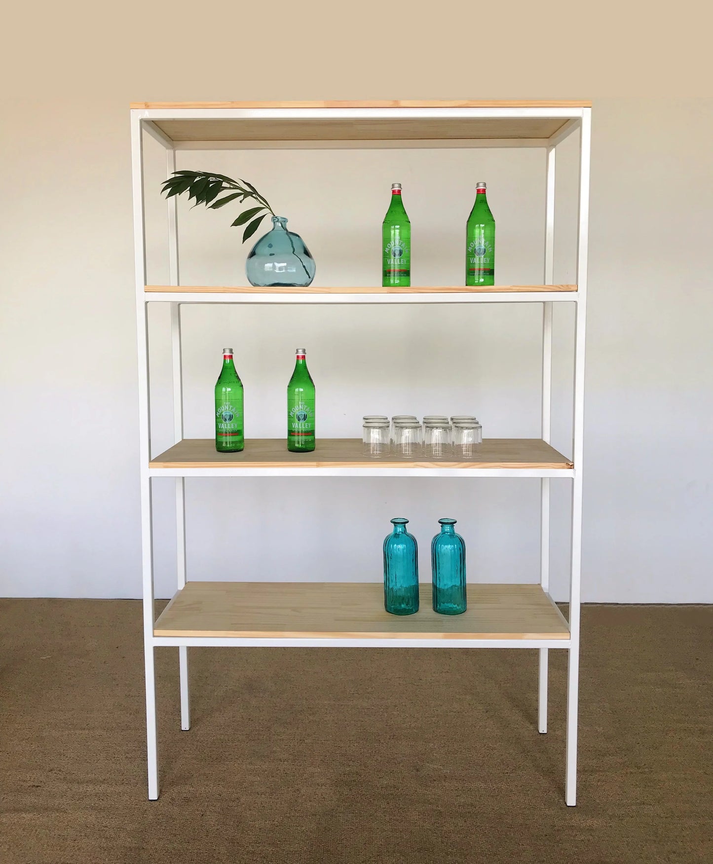 Metal Etagere - White