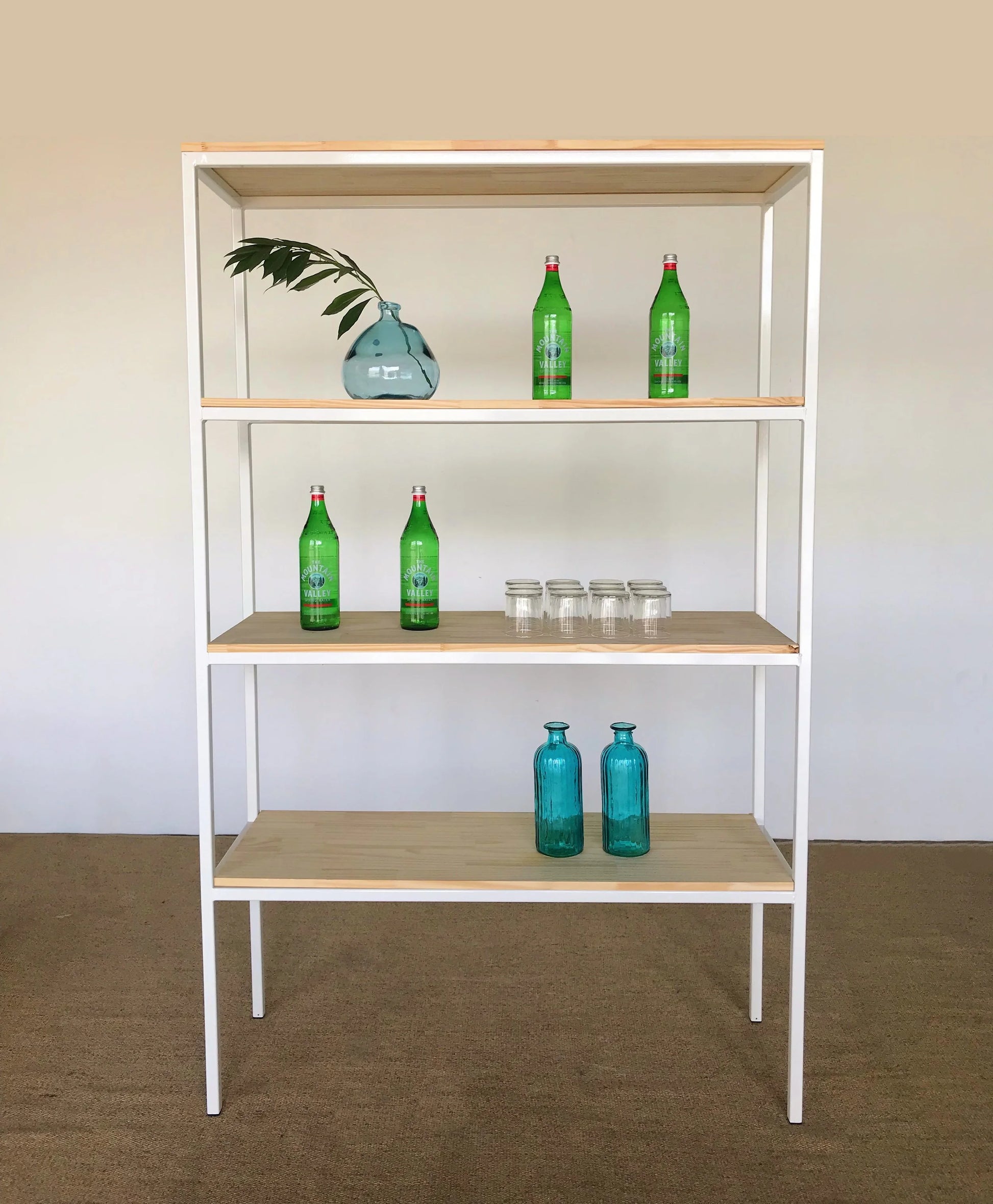 Metal Etagere - White