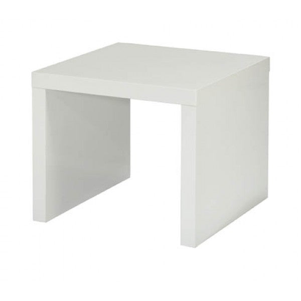 Abby End Table - White