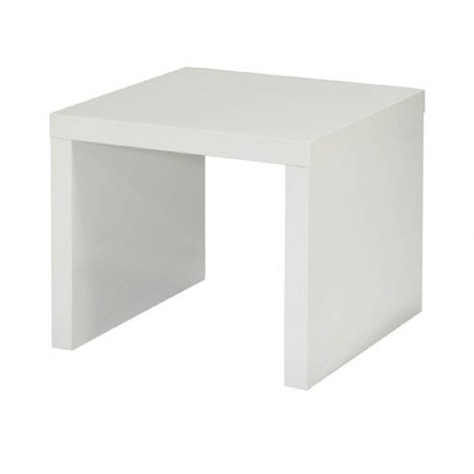 Abby End Table - White