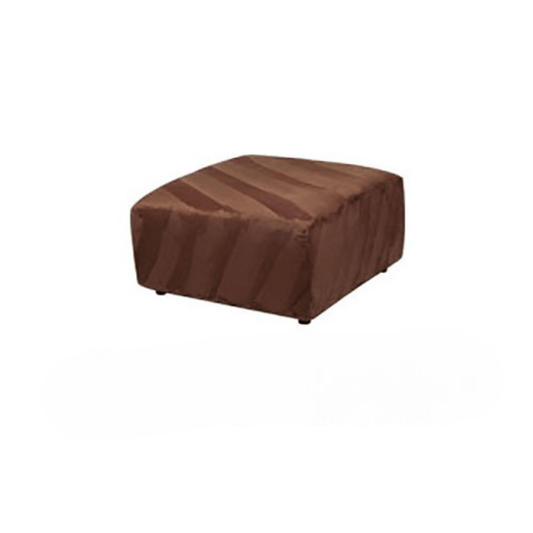 Square Ottoman - Brown