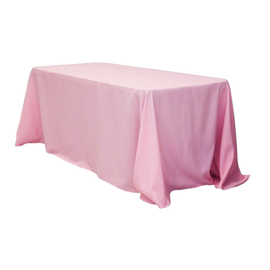 Pink Rectangular Tablecloth 156″ X 90″