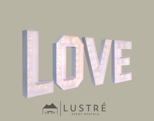 Marquee Packages - " LOVE " 4 Ft. High