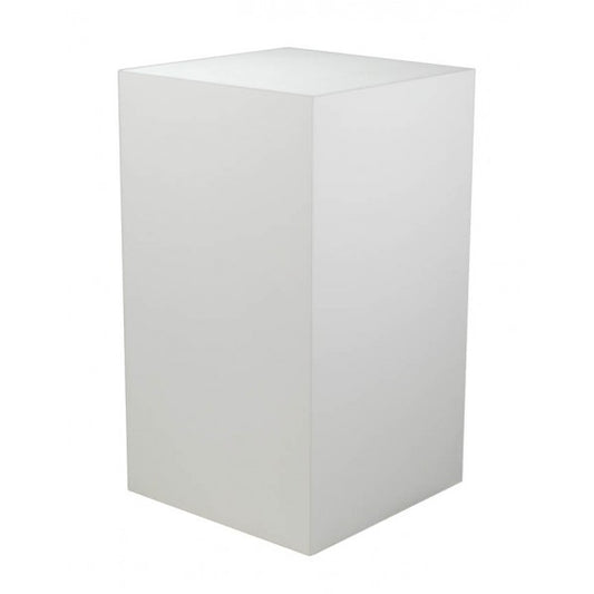 Cube Pedestal - White