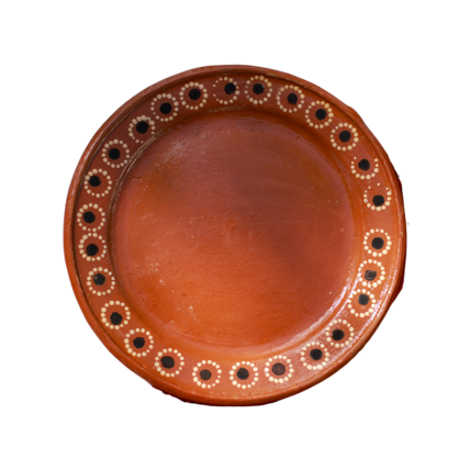 Plato de Barro (Black) - Mexican Clay Plates