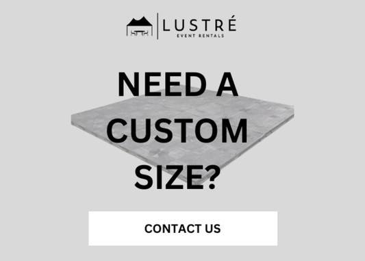 8. Custom Size Event Flooring