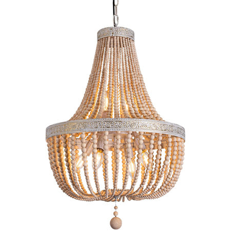 Beaded Chandelier With Shepherd Hook