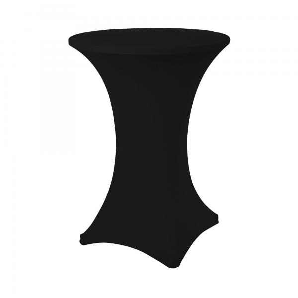 36 in. Round Spandex in Black