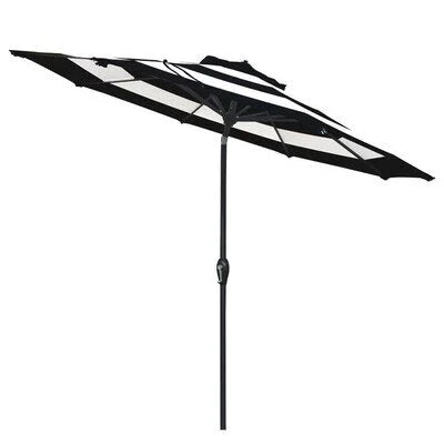 Black & White Stripe Umbrella