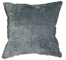 Blue Grey Ultra Suede Pillow