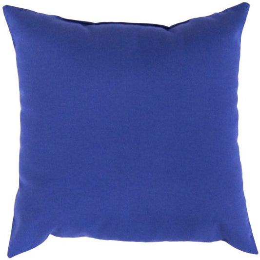 Blueberry Blue Canvas Pillow