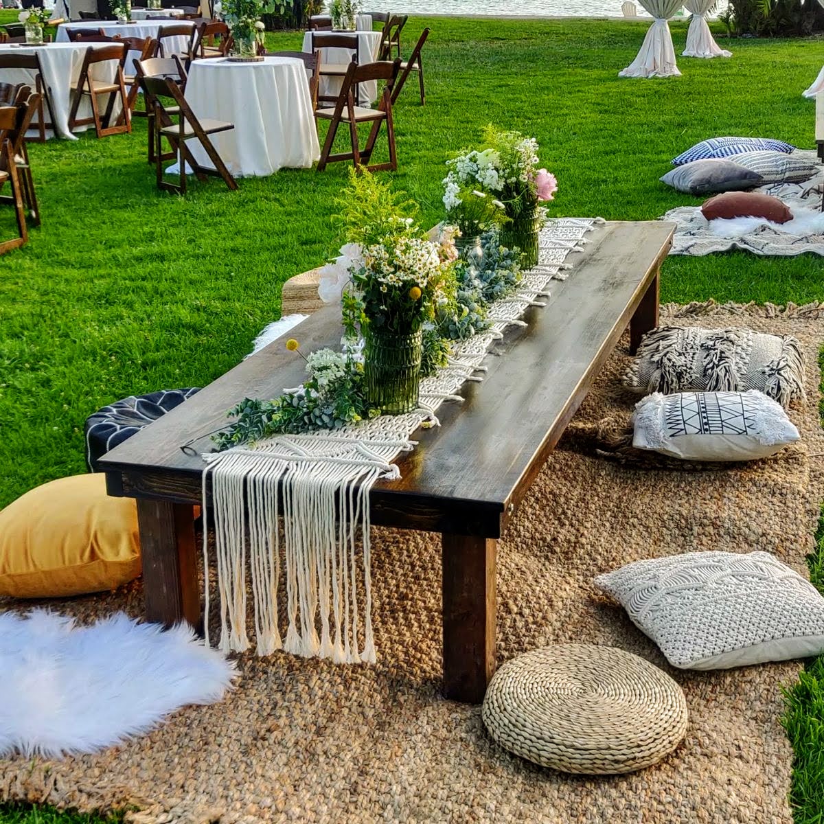 8' Hickory Coffee Table