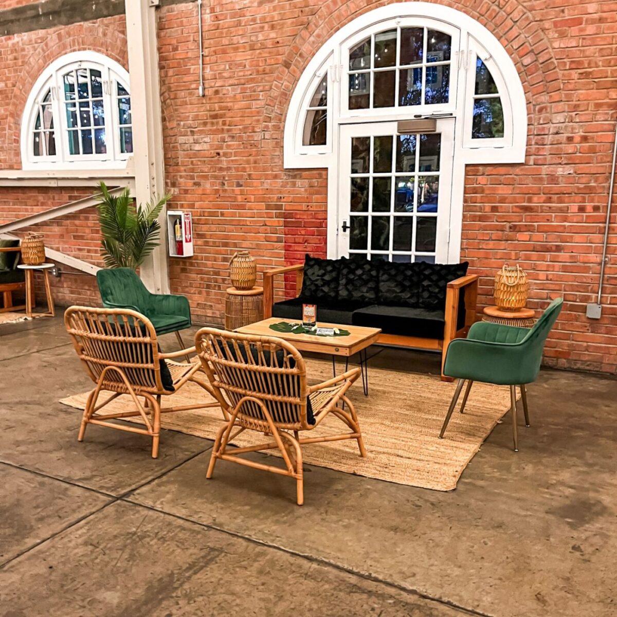 Savana Woven Lantern