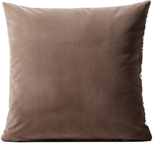 Brown Velvet Pillow