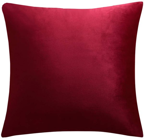 Burgundy Velvet Pillow