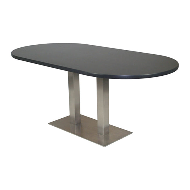 Oval Conference Table - Black