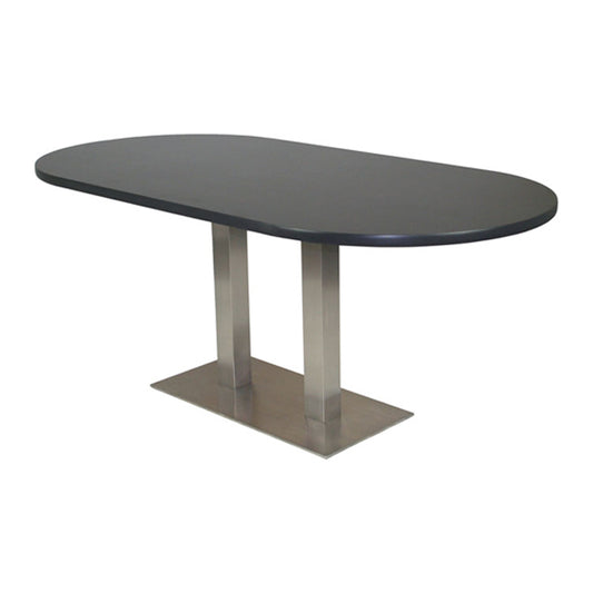 Oval Conference Table - Black