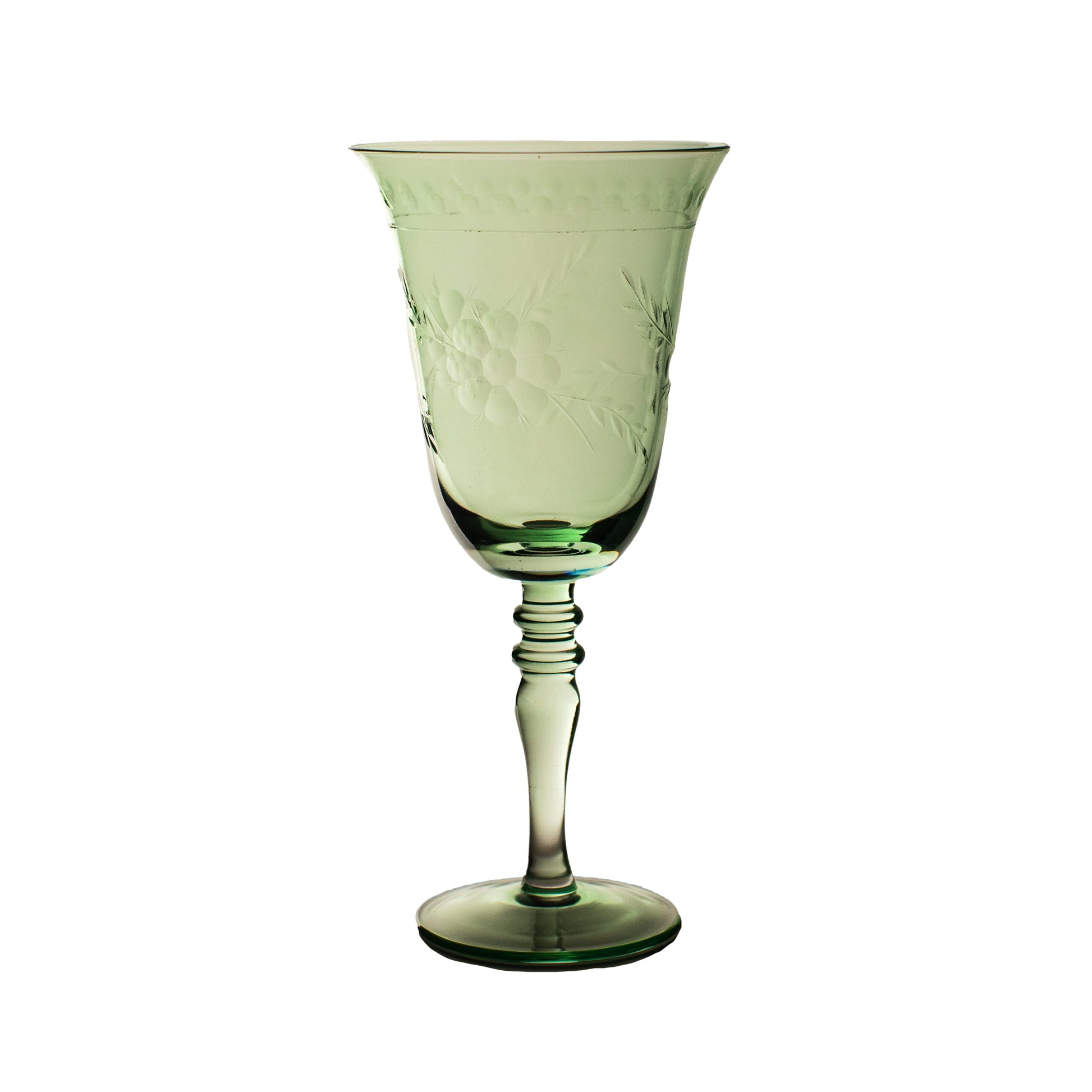 Hunter Green Red Wine Glass Drinkware