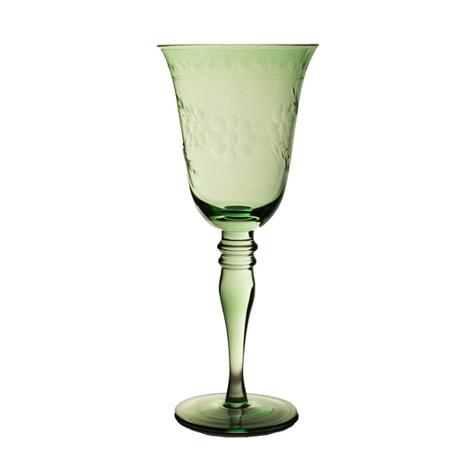 Hunter Green White Wine Glass Drinkware