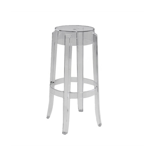 Clear Round Barstool