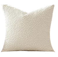 Cream Boucle Pillow