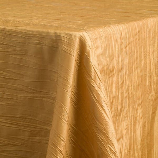 Crinkle Taffeta Gold Linen