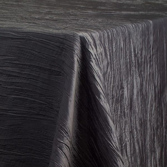 Crinkle Taffeta Pewter Linen