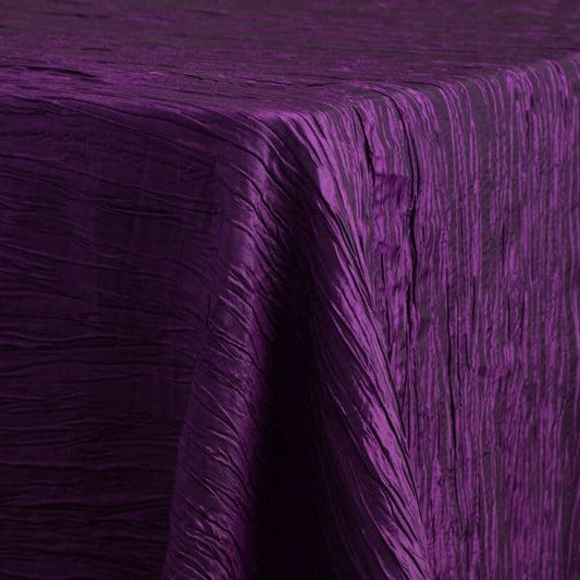 Crinkle Taffeta Purple Linen