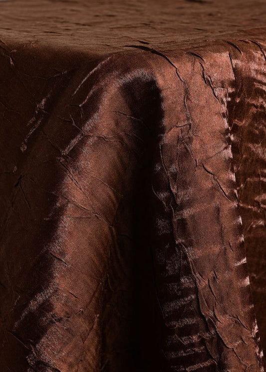 Crushed Iridescent Chocolate Linen
