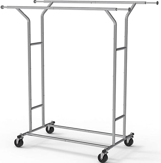 Heavy Duty Double Garment Rack
