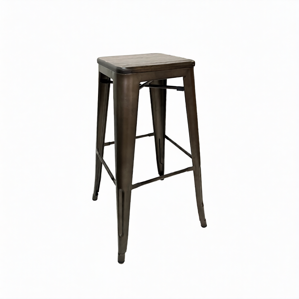 Foundry Barstool – Backless – Rustic