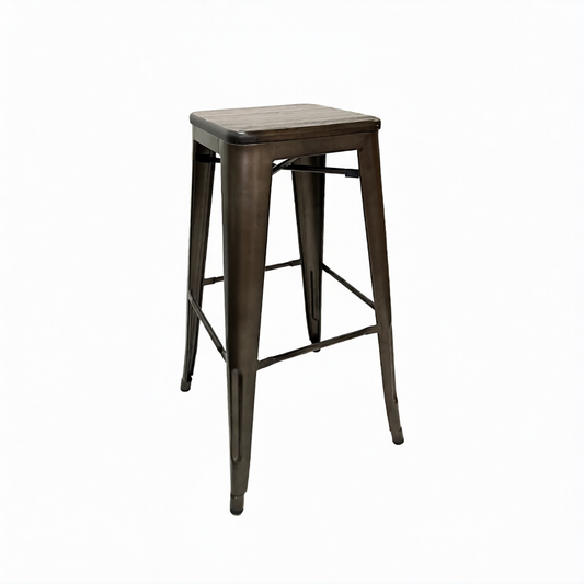 Foundry Barstool – Backless – Rustic
