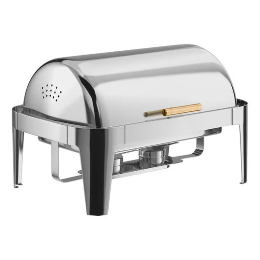 Gold Handle Chafer Roll Top 8 Qt.