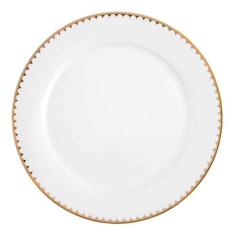 Gold Rim Wave Showplate 12 in.