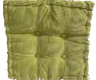 Green Waffle Floor Cushion