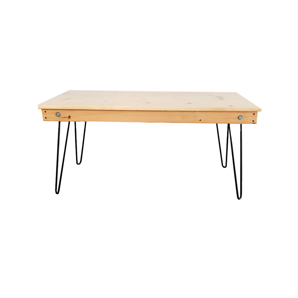 3' Hairpin Honey Coffee Table