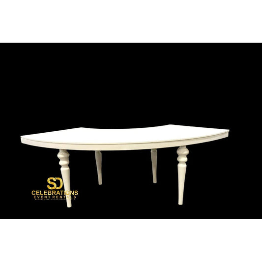 White Serpentine Table