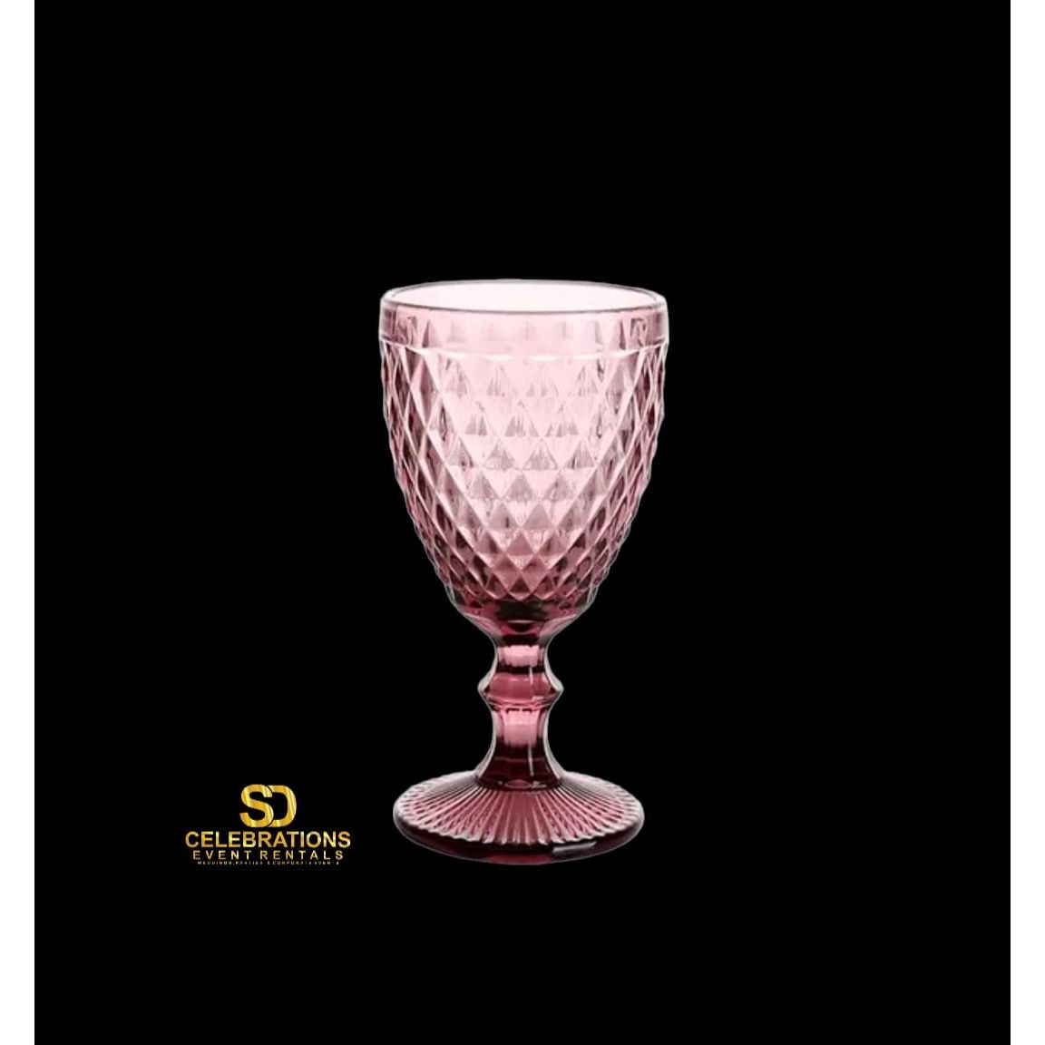 Light Pink Water Goblets