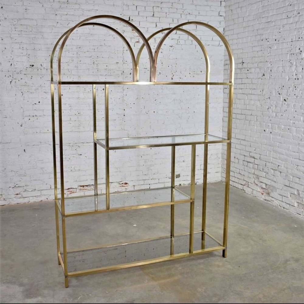 Mila Brass Etagere 
