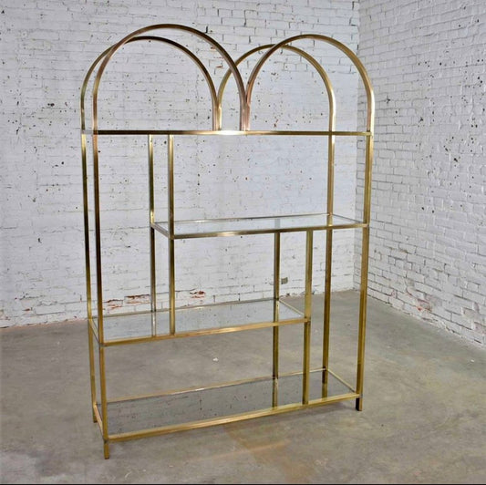 Mila Brass Etagere 