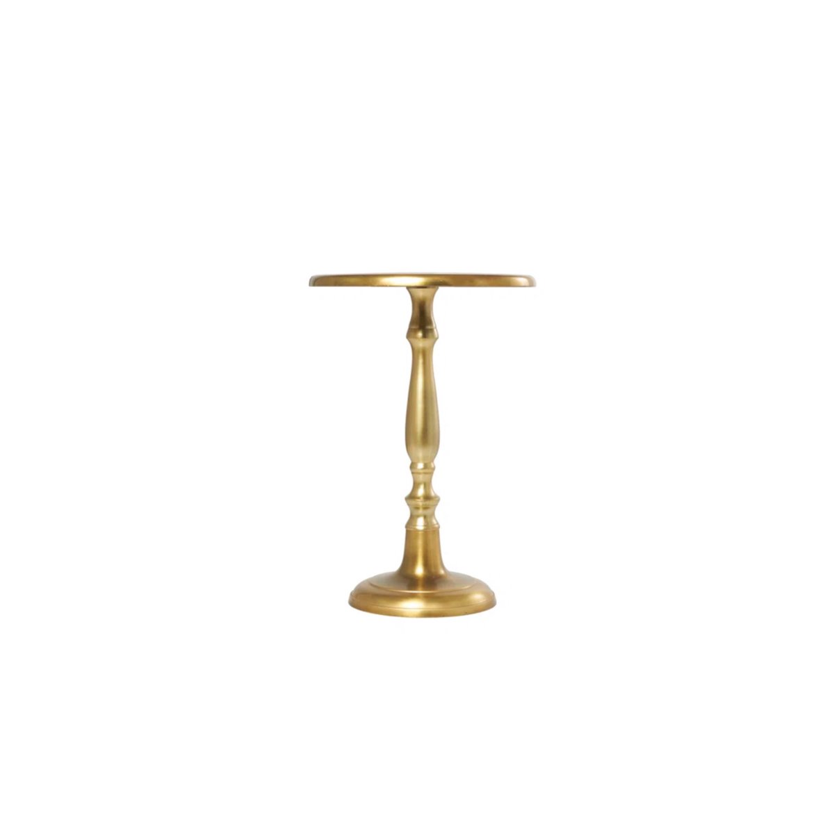 Gold Pedestal Table