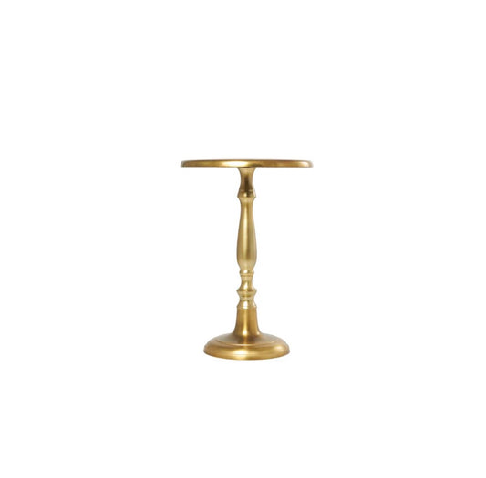 Gold Pedestal Table