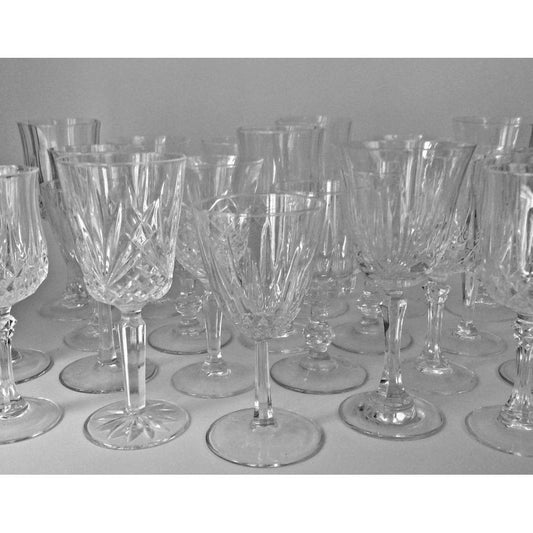 Vintage Wine/Water Glasses