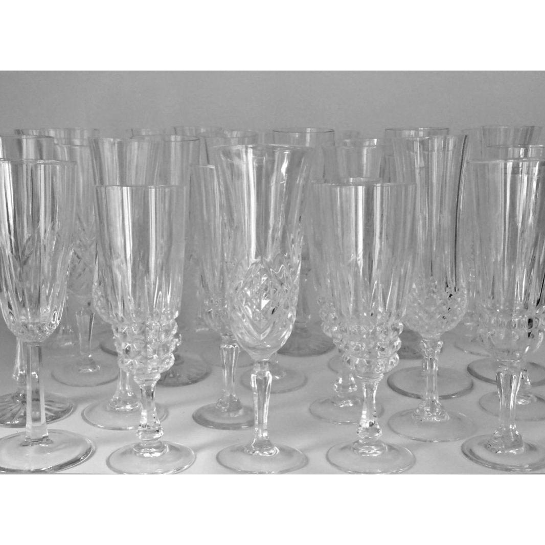 Vintage Champagne Flutes
