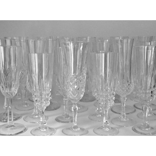 Vintage Champagne Flutes