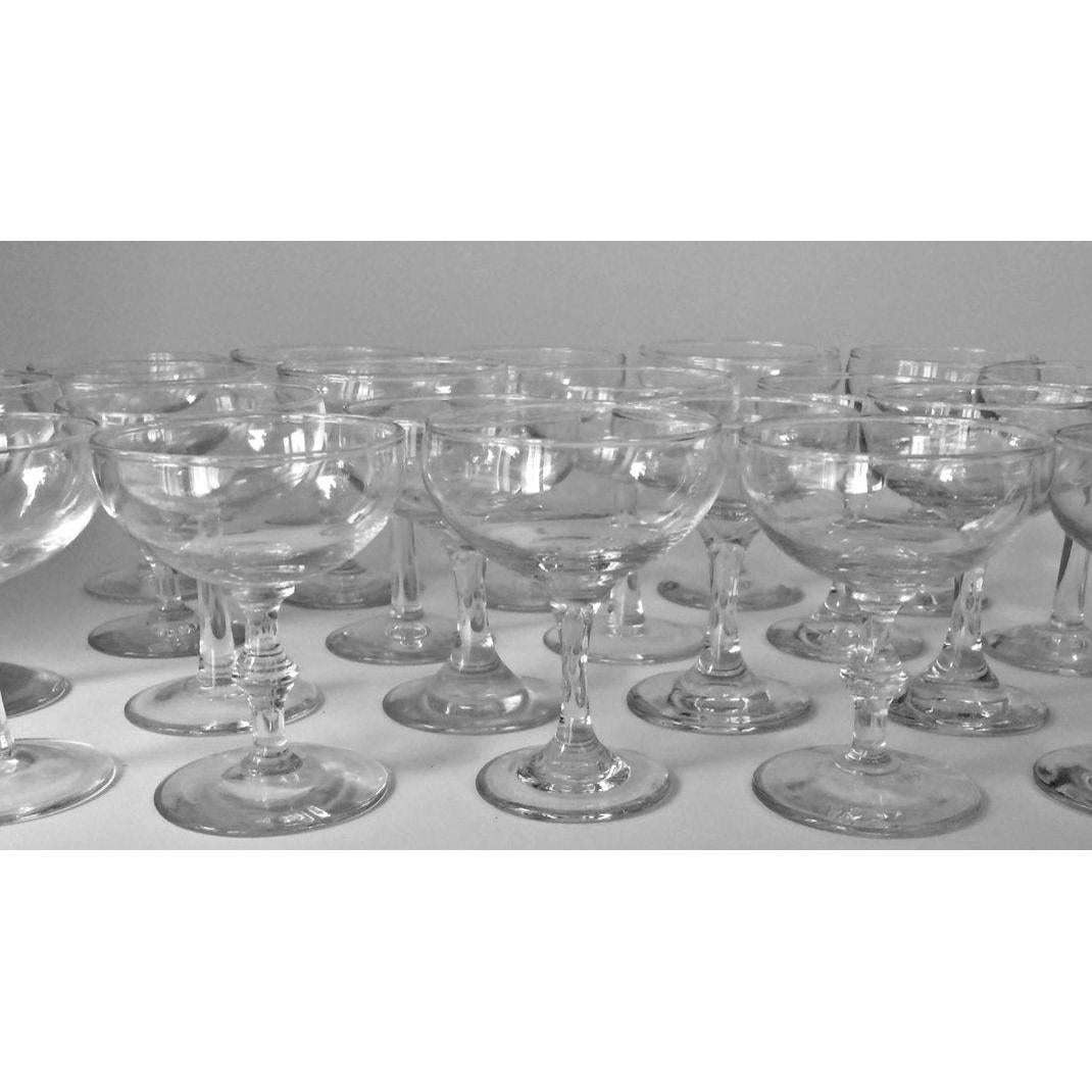Vintage Champagne Coupes