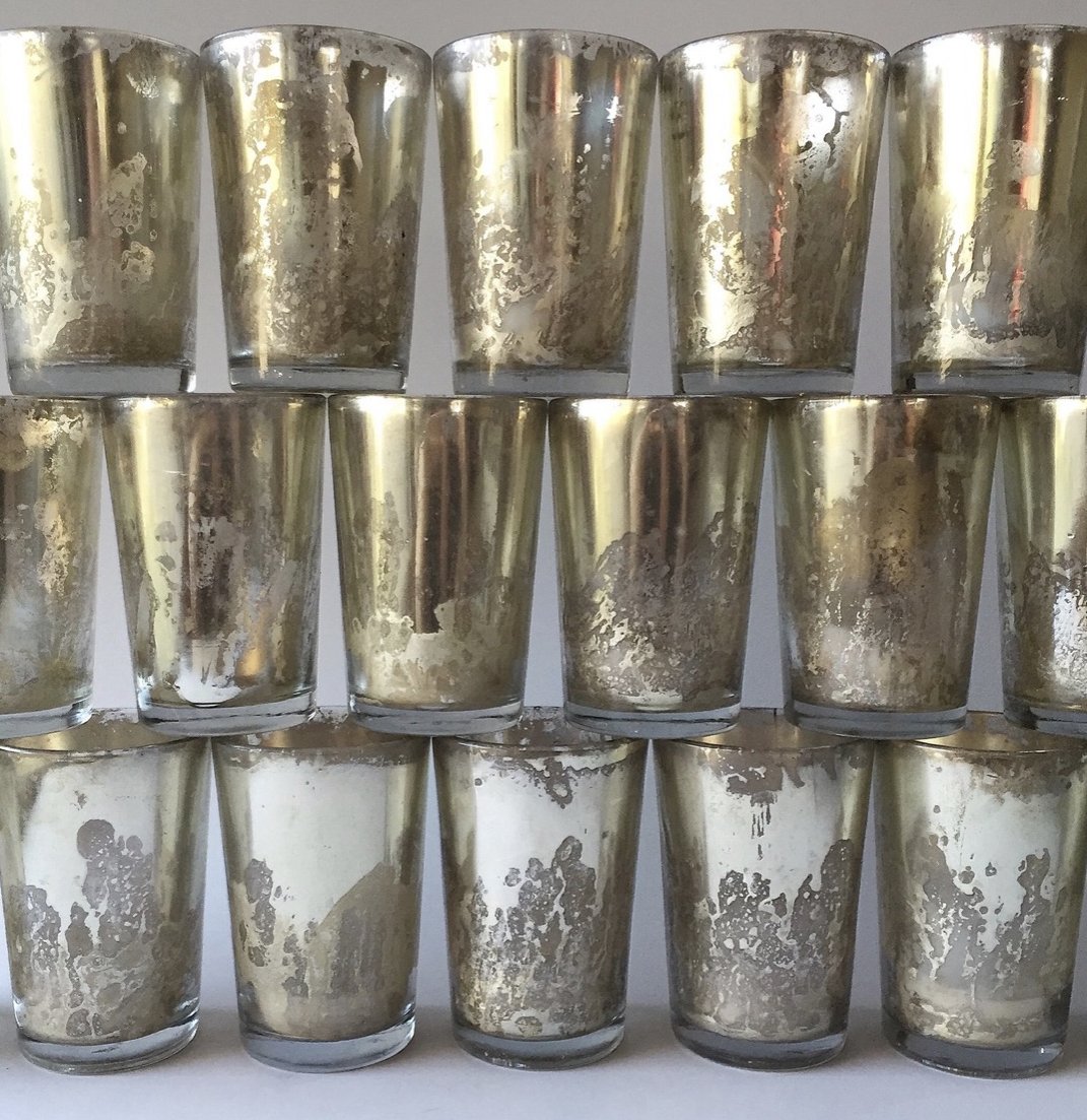 Tall Mercury Votives