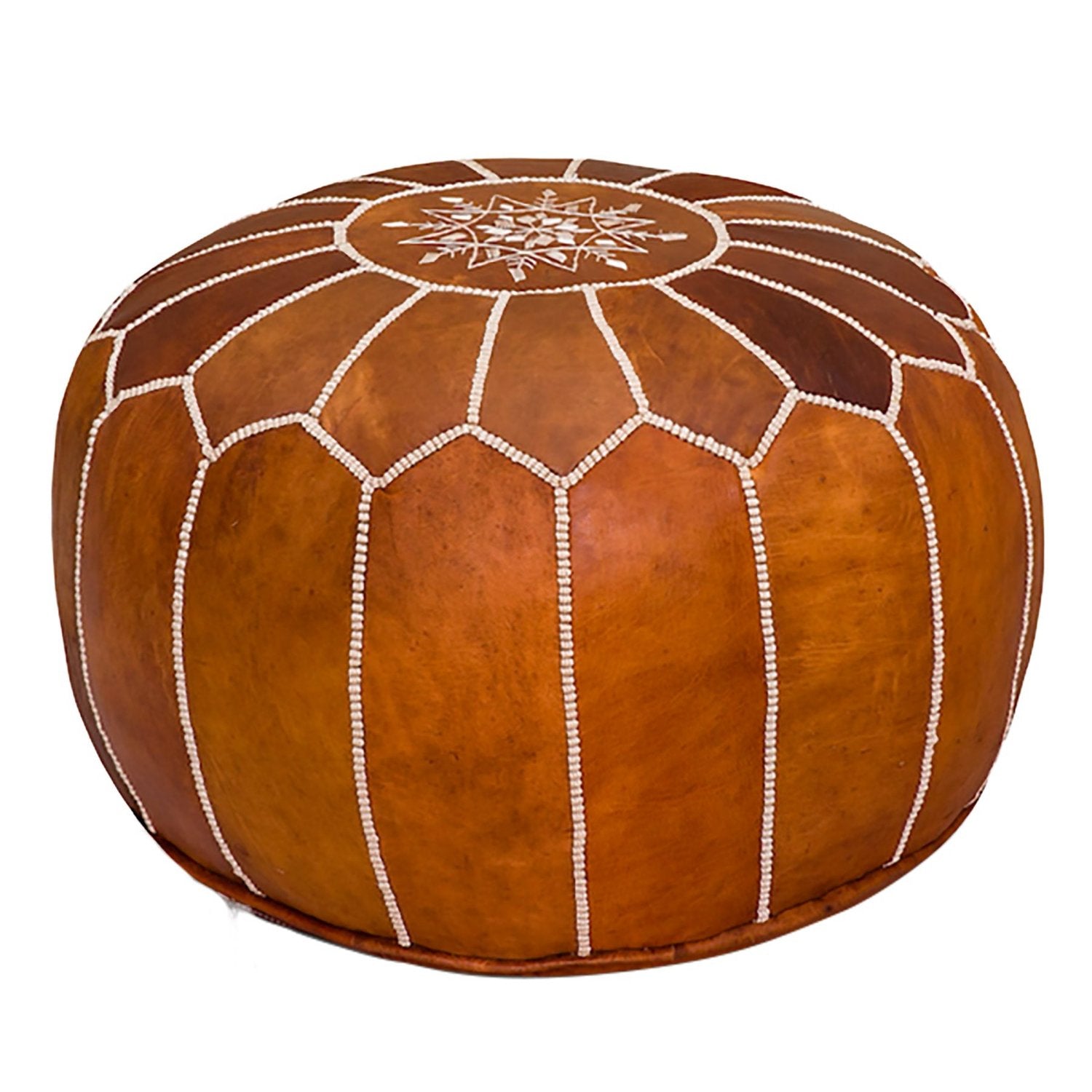 Moroccan Leather Poufs