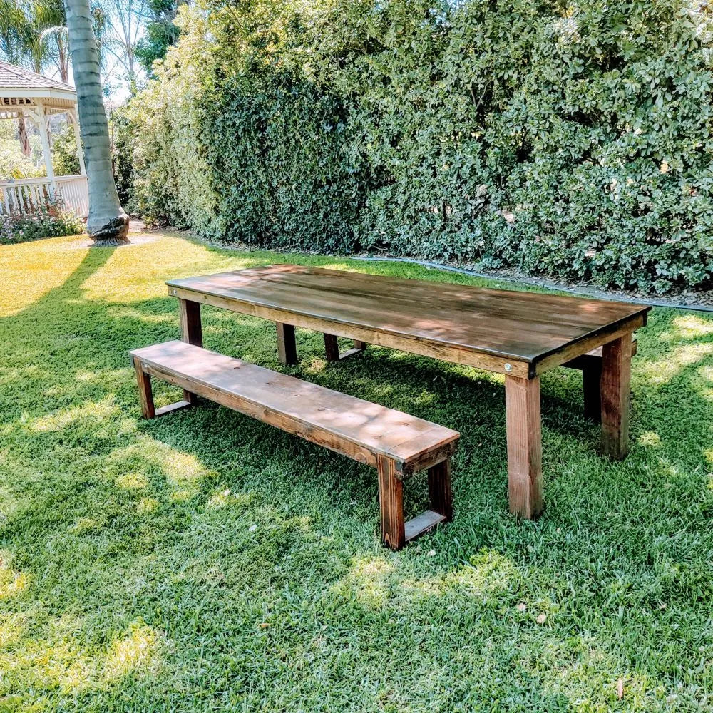 8′ Kids Farm Table & Bench Set